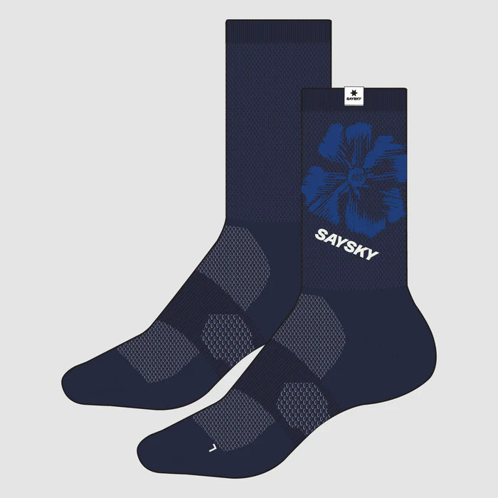 Flower Combat Socks 200 - 1029 - Blue AOP