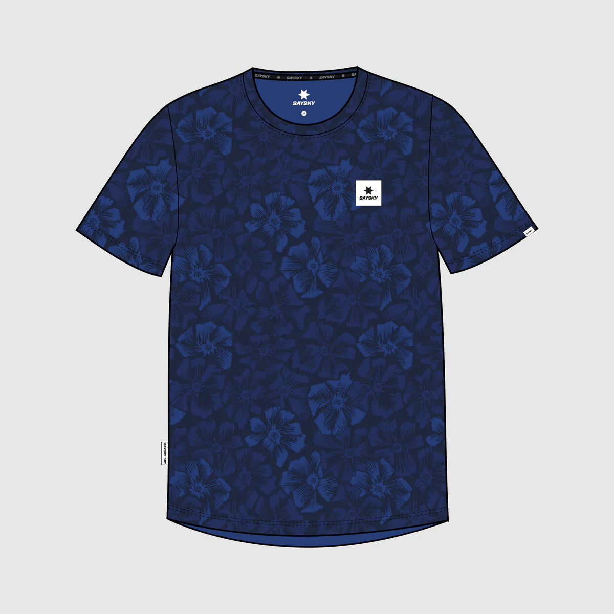 Flower Combat T-Shirt - 1029 - Blue AOP