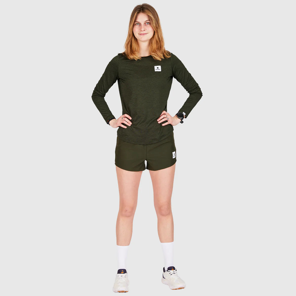 W Clean Pace Long Sleeve - 3001 - Green