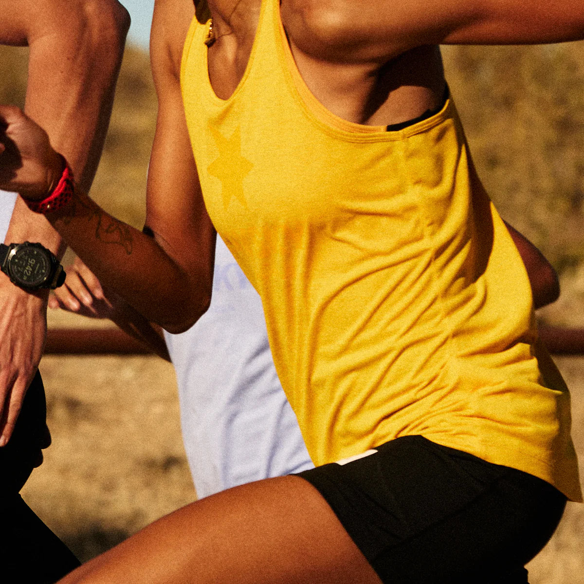 W Logo Combat Pro Singlet - 4007 - Yellow