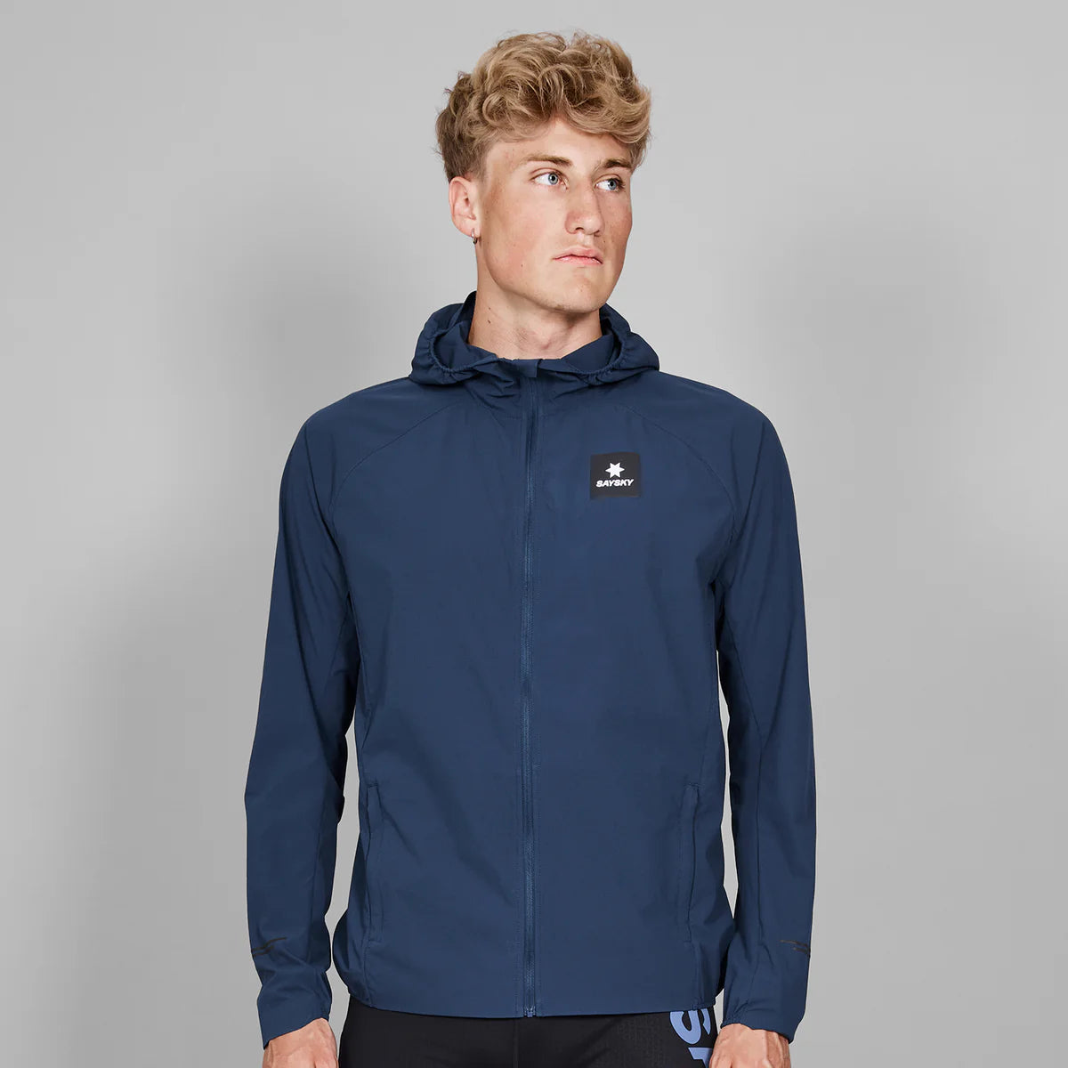 Clean Pace Flex Hooded Jacket - Blue