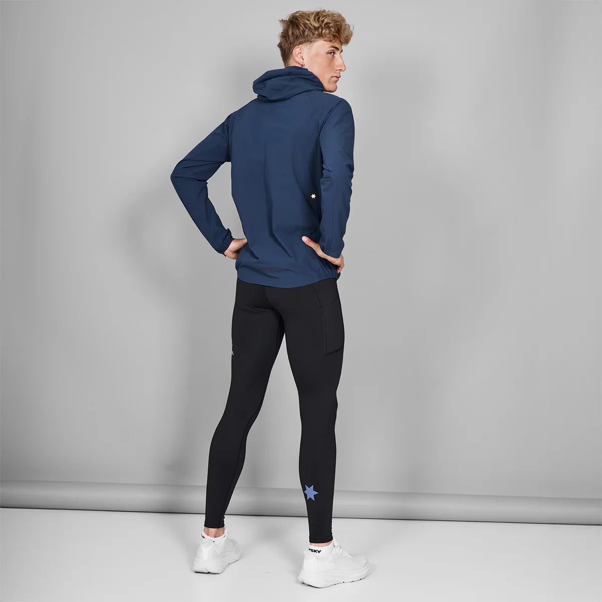 Clean Pace Flex Hooded Jacket - Blue