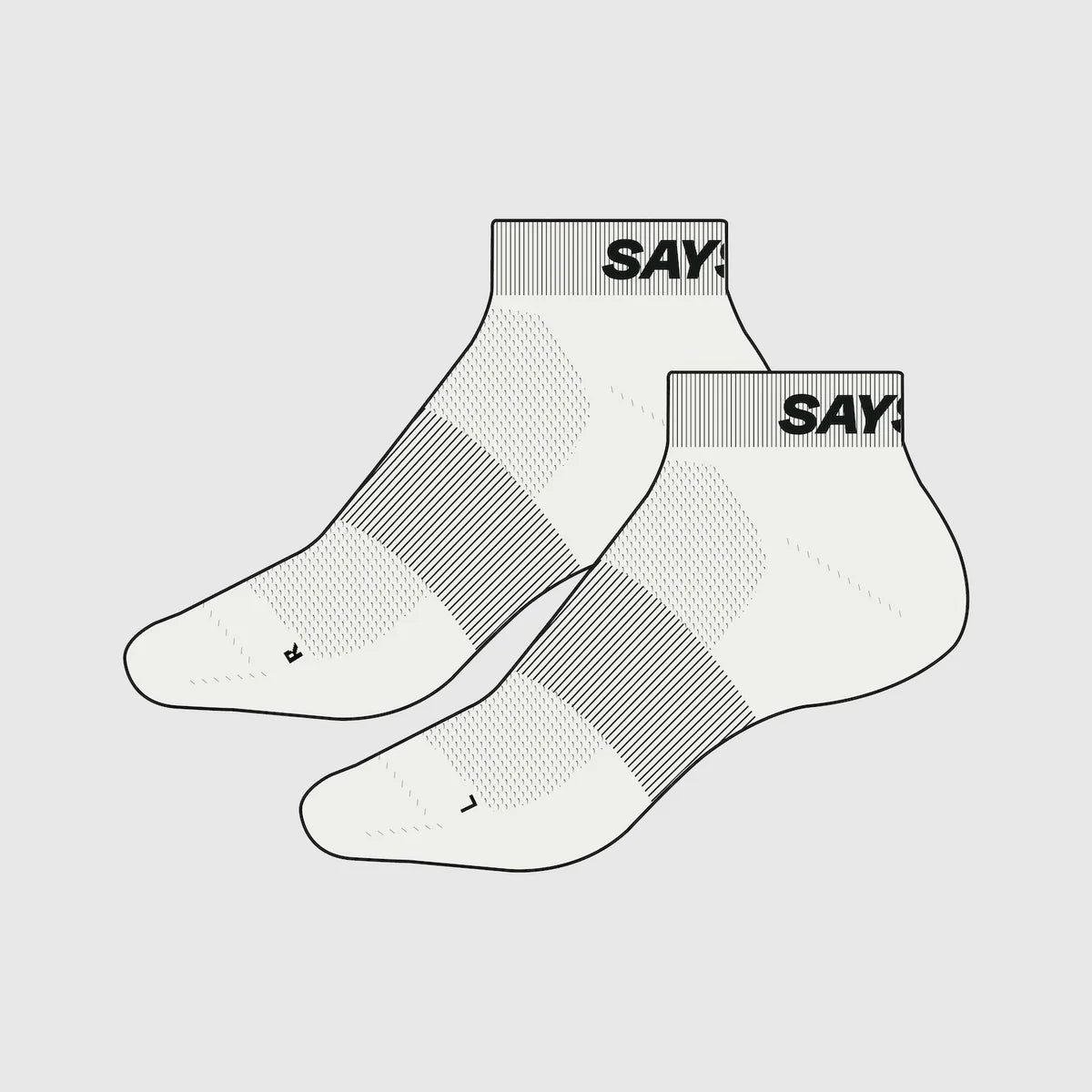 Logo Low Combat Socks 500 - 101 - White