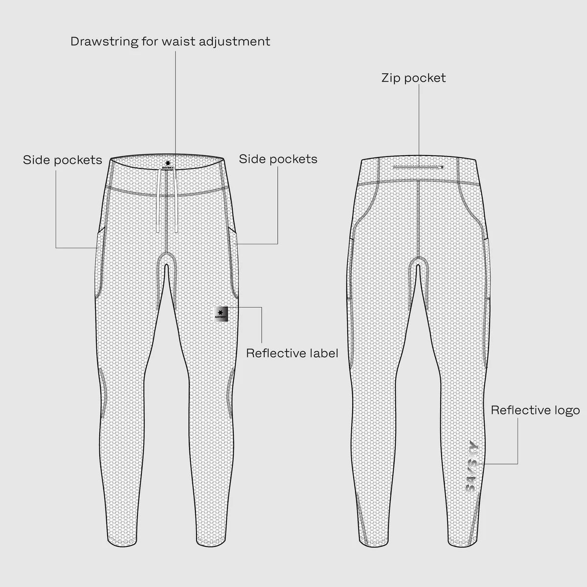 W Combat+ Long Tights - Black