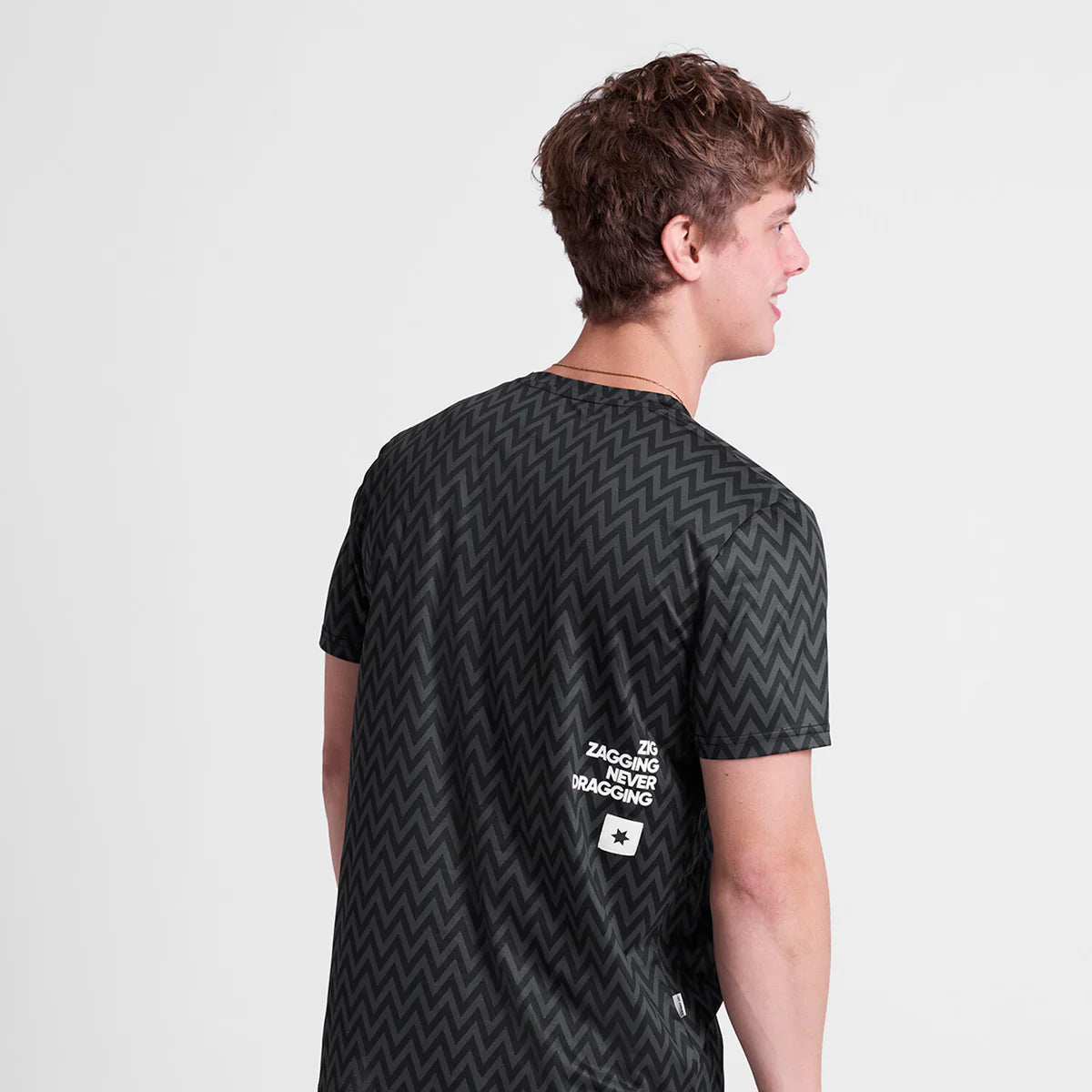 Zig Zag Combat T-Shirt - Black