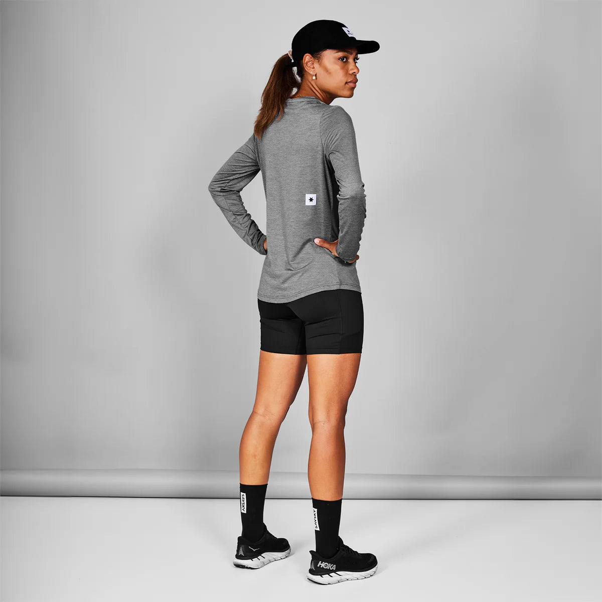 W Clean Pace Long Sleeve - Grey