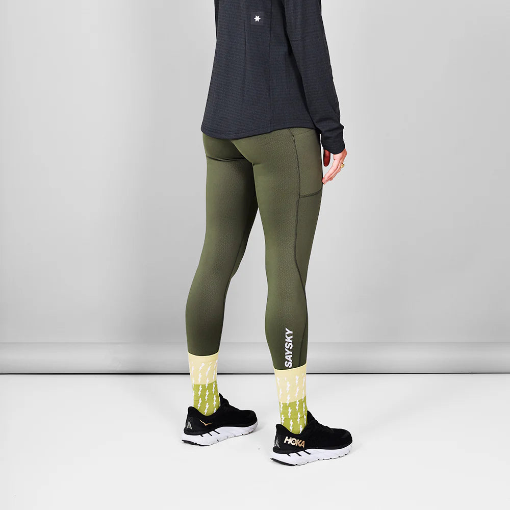 W Combat+ Long Tights - Green