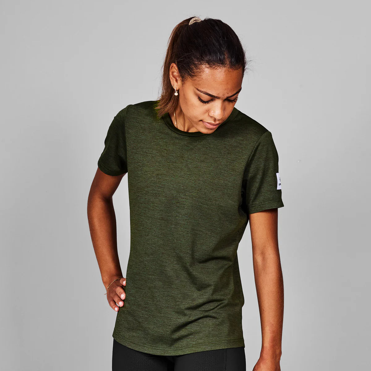 W Clean Pace T-Shirt - Green