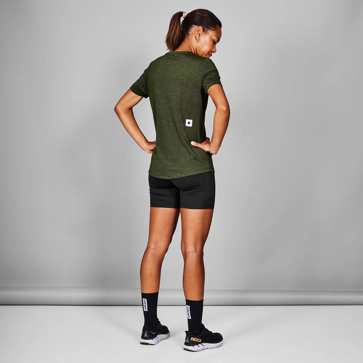 W Clean Pace T-Shirt - Green