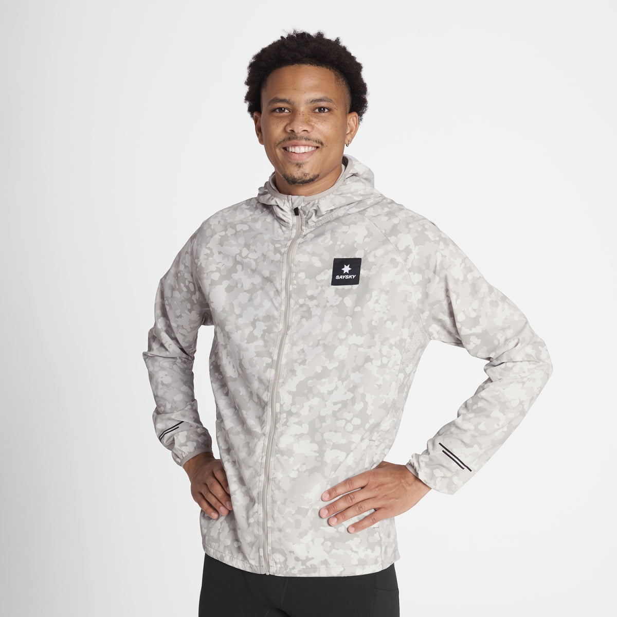Camo Pace Jacket - Sand AOP