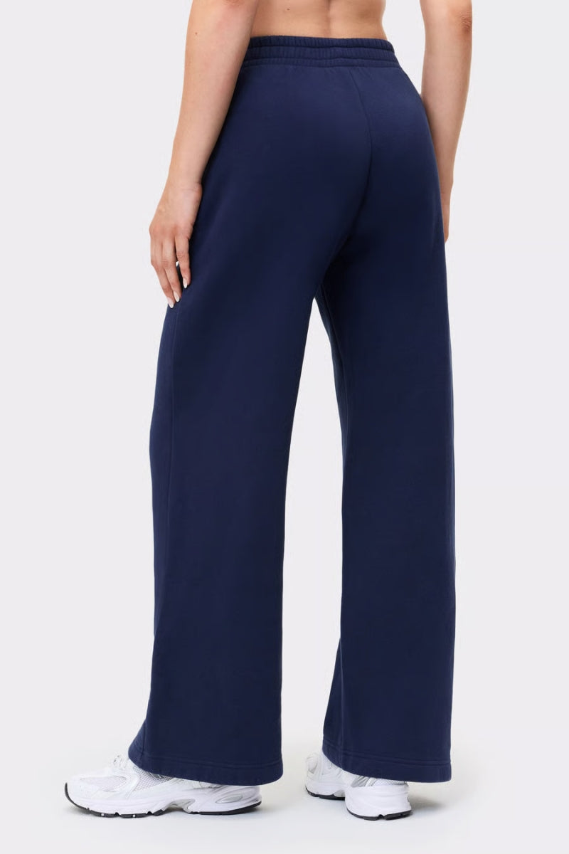 Relaxed Wide Sweatpants - Navy Blazer