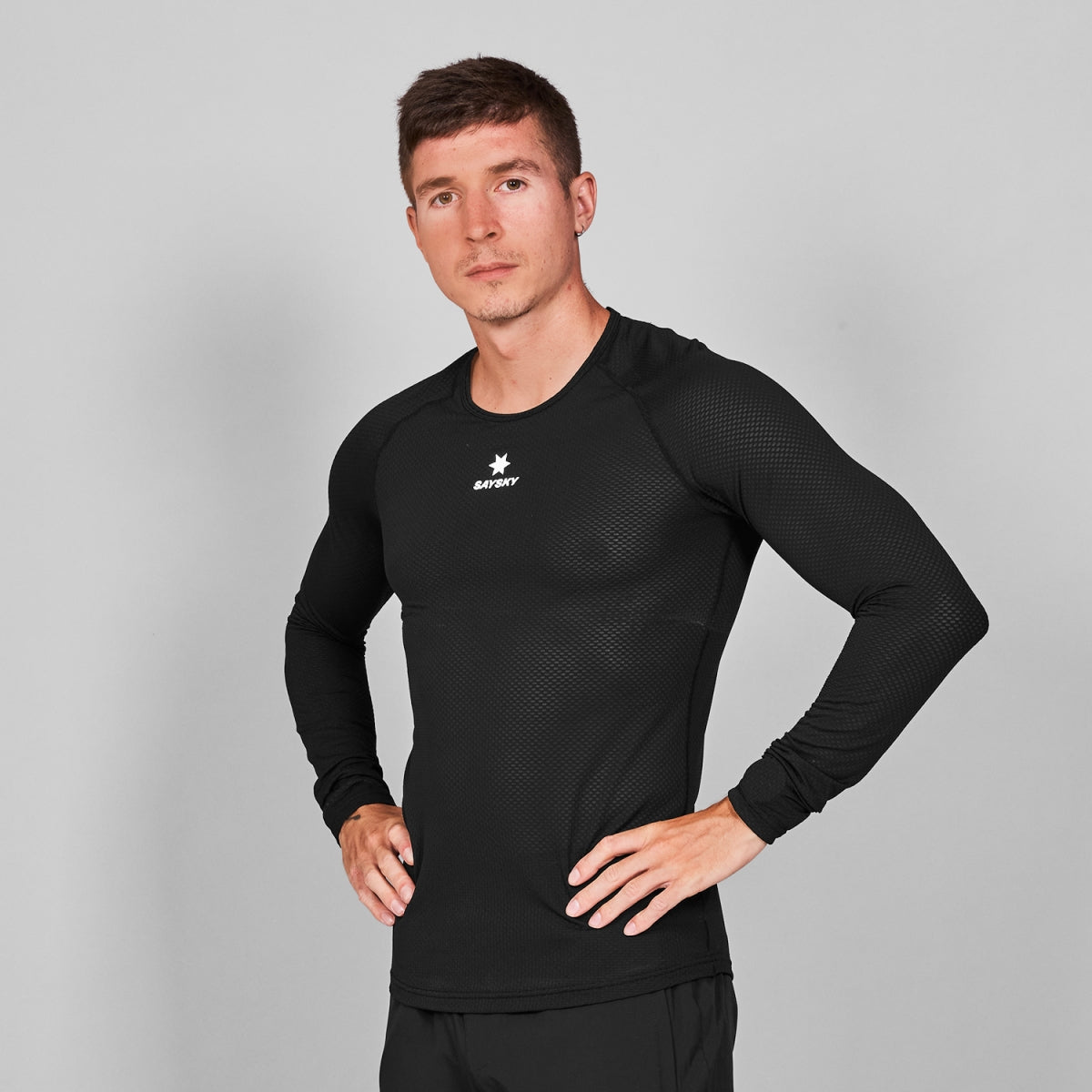 Mesh Base Layer Long Sleeve - Black