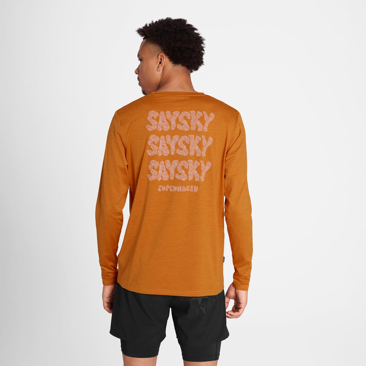 Reflective Logo Pace Long Sleeve - Orange