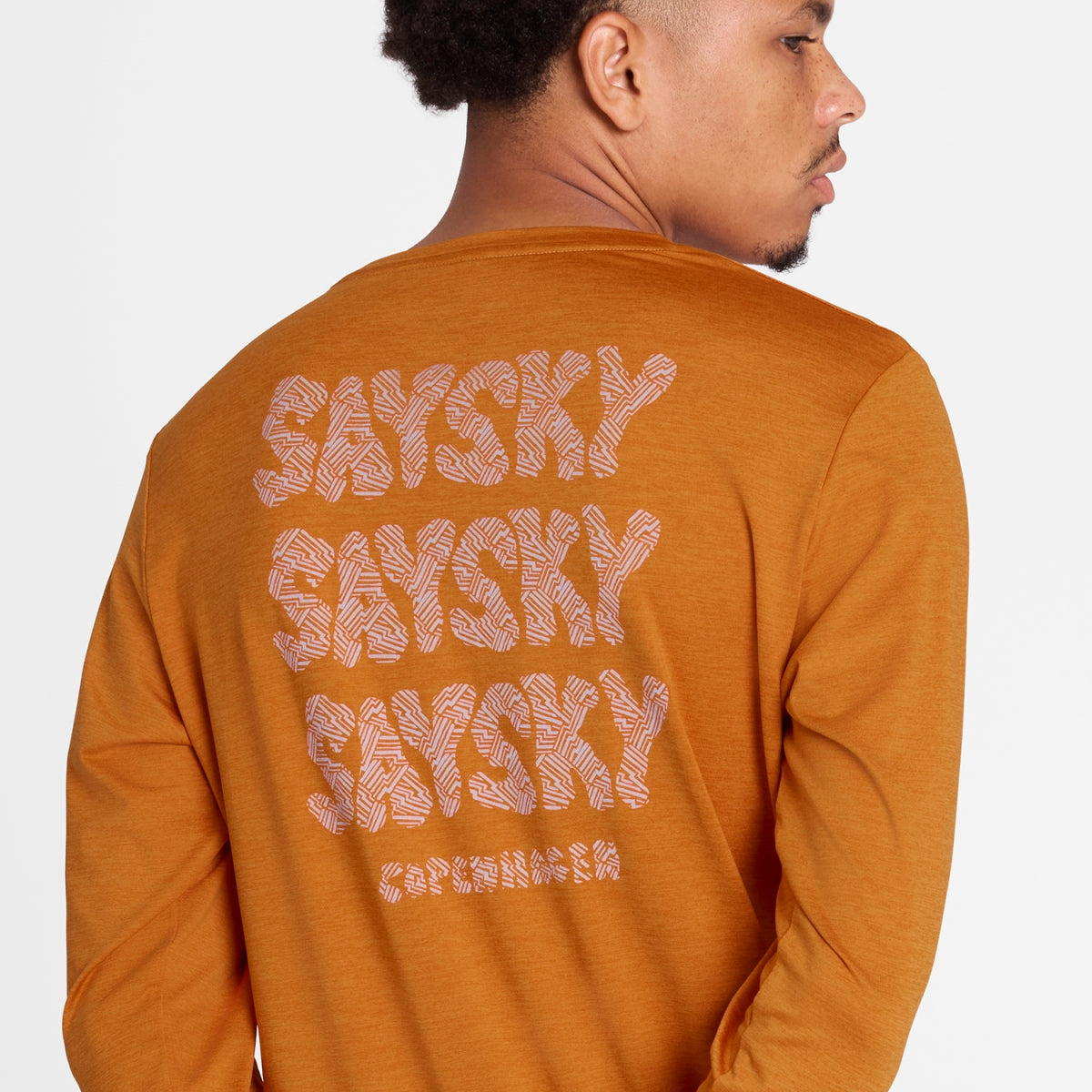 Reflective Logo Pace Long Sleeve - Orange