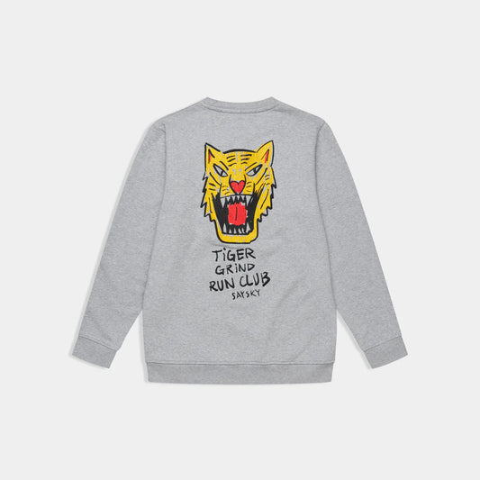 Tiger Crewneck - Grey
