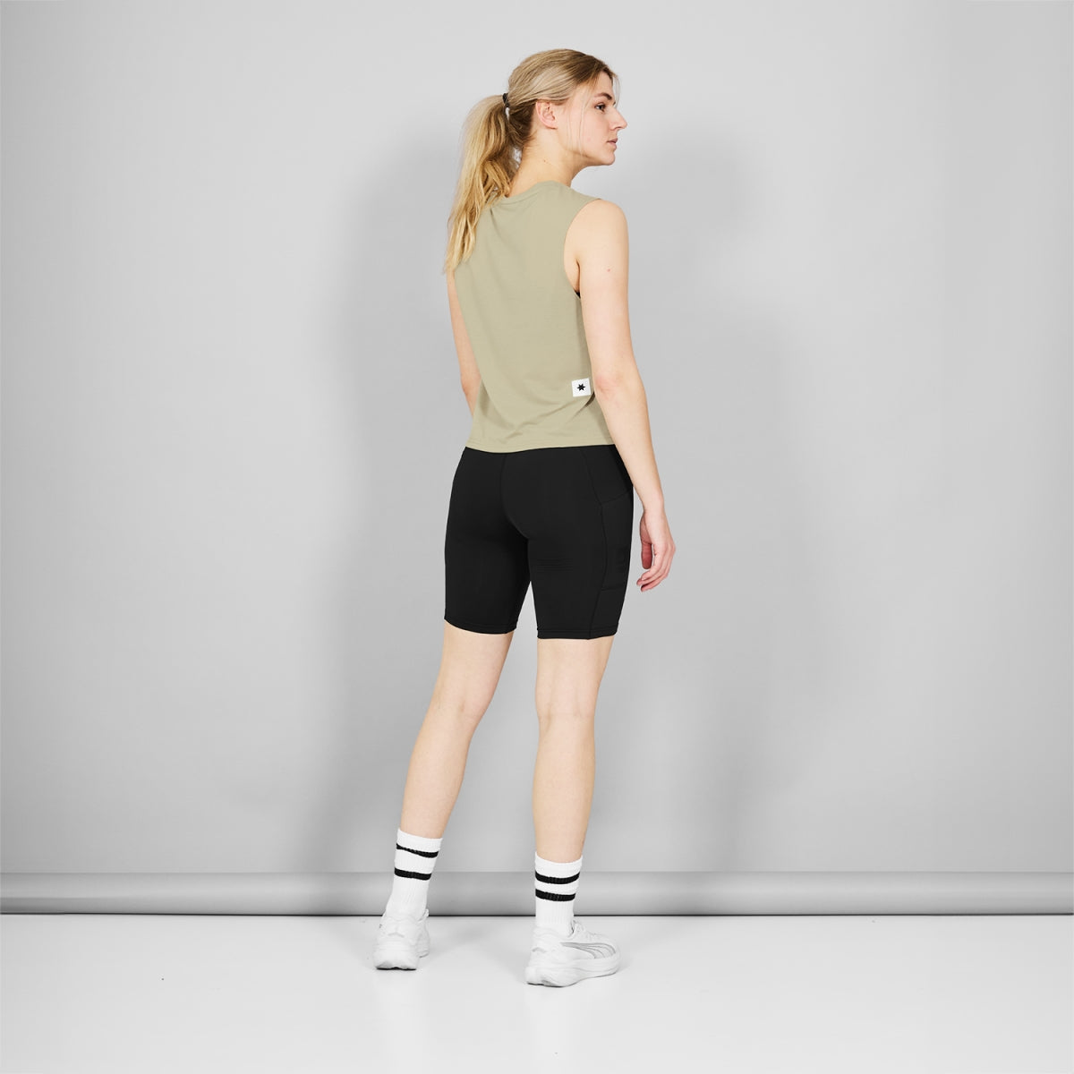 W Clean Motion Tank - Beige