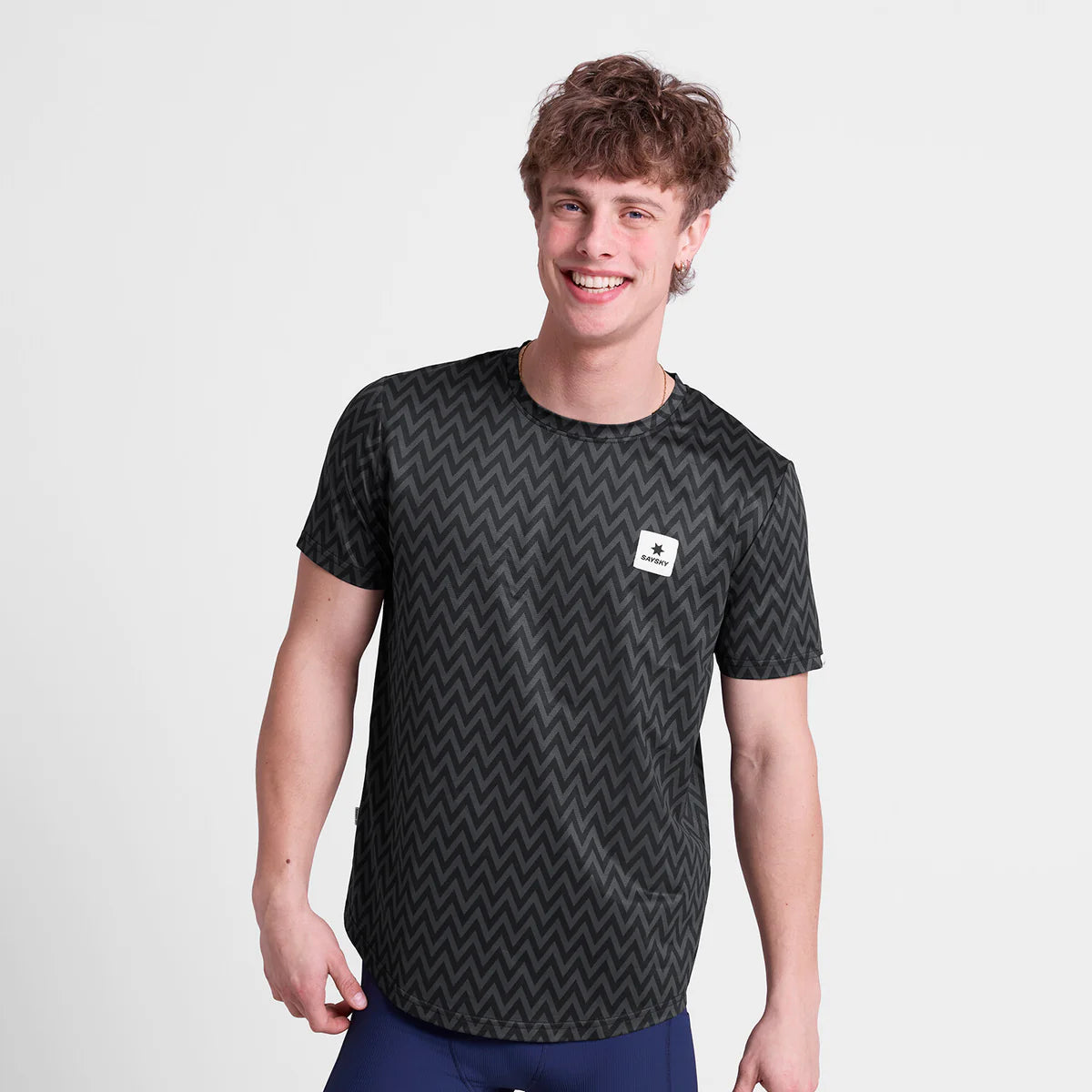 Zig Zag Combat T-Shirt - Black