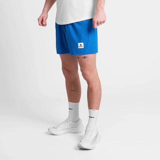 Zig Zag Pace Shorts 5" - Blue