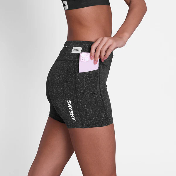 W Universe Combat+ Short Tights 4" - Black