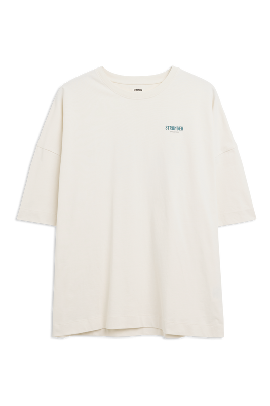 Oversized Crew T-shirt - Whisper White