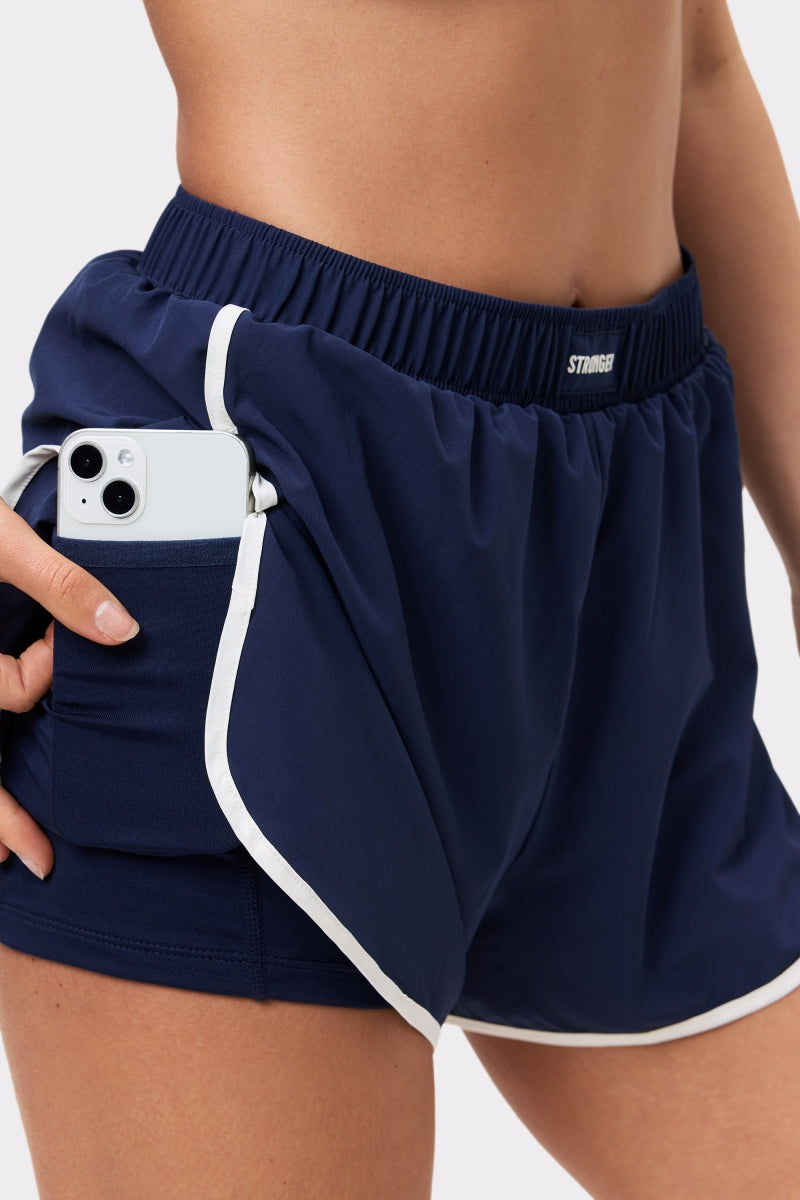 Breezy Running Shorts - Navy Blazer