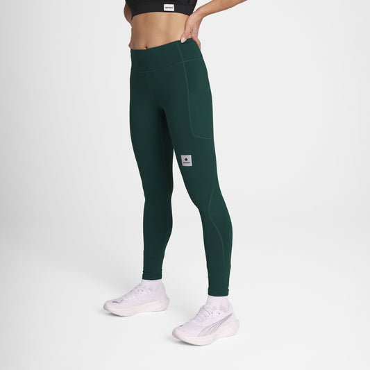 W Pace+ Long Tights - Green